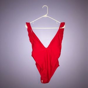 One Piece with Frill Detail